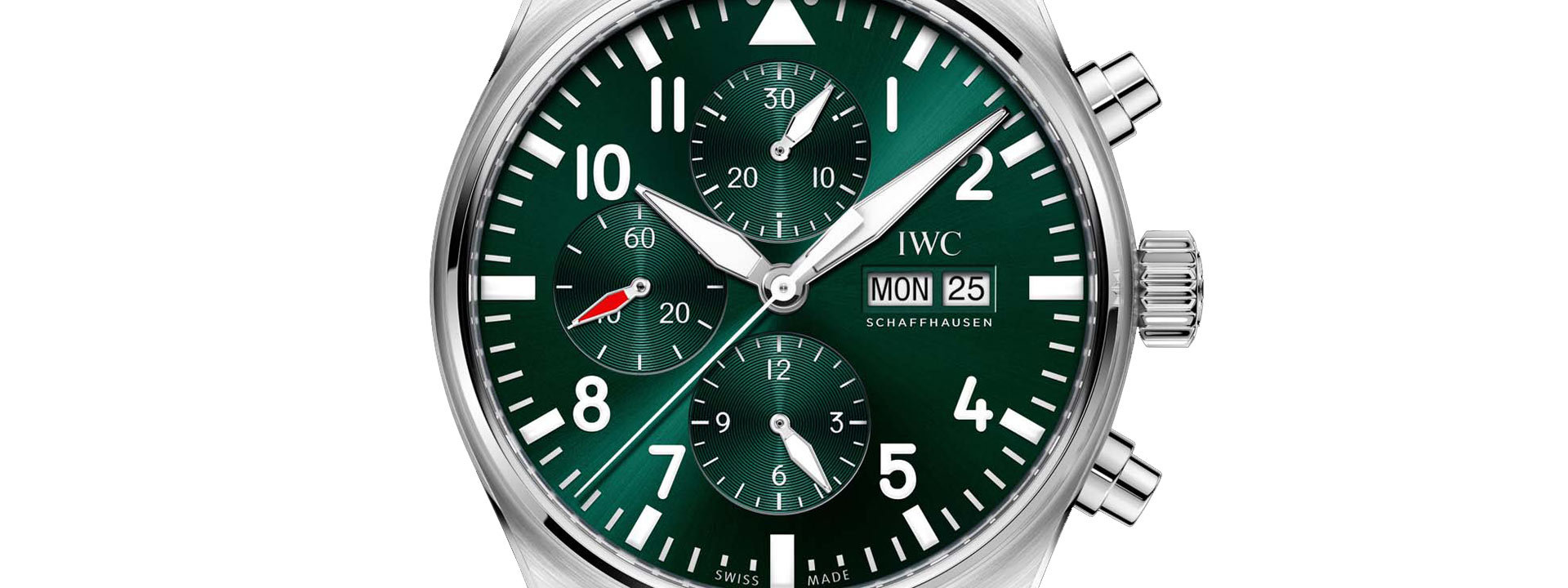 Leia mais sobre o artigo A nova versão do Pilot’s Watch Chronograph em verde