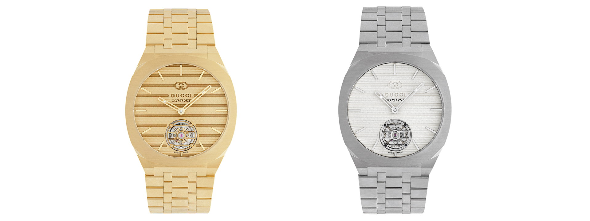 No momento você está vendo Coleção Gucci de alta relojoaria, um marco anunciado pela introdução do ultrafino GUCCI 25H.