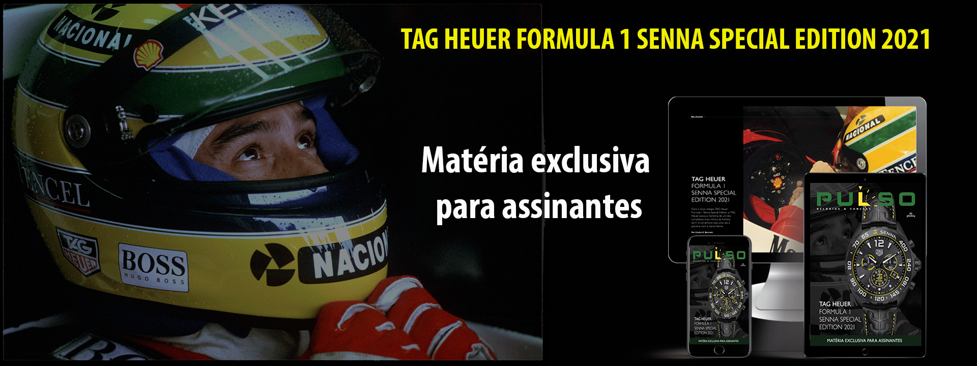 Leia mais sobre o artigo TAG HEUER FORMULA 1 SENNA SPECIAL EDITION 2021