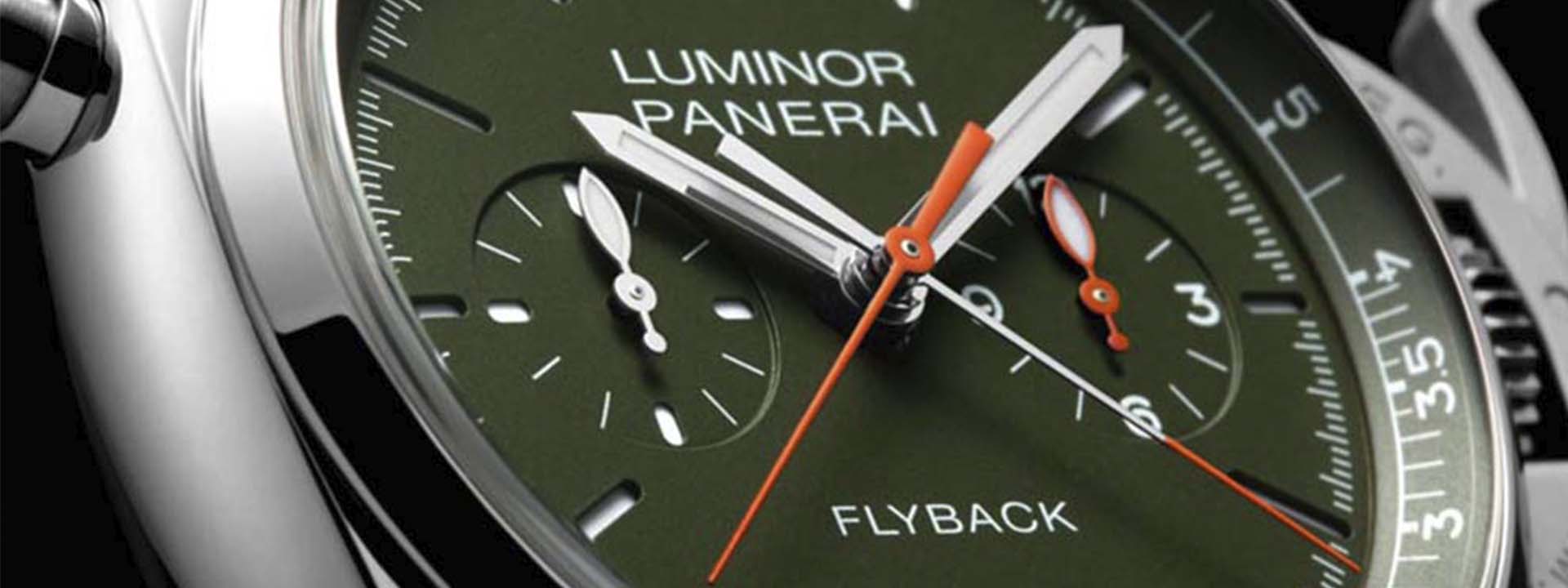 No momento você está vendo PANERAI  Luminor Chrono Flyback Verde Militare