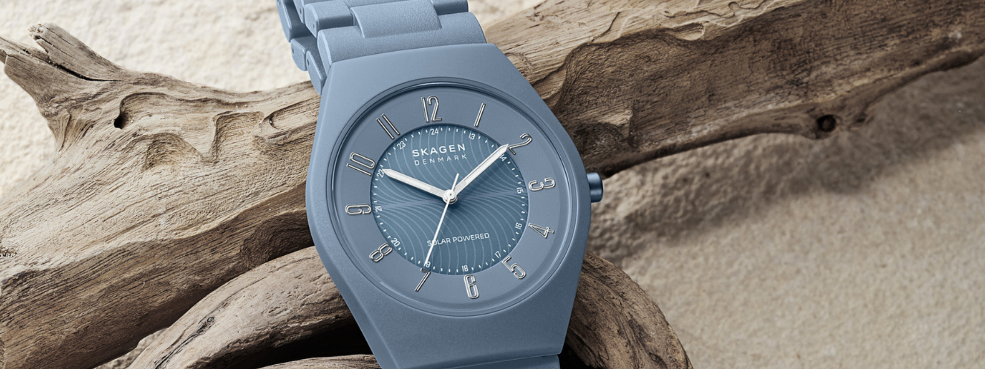 No momento você está vendo Skagen lança relógios com plástico retirado dos oceanos