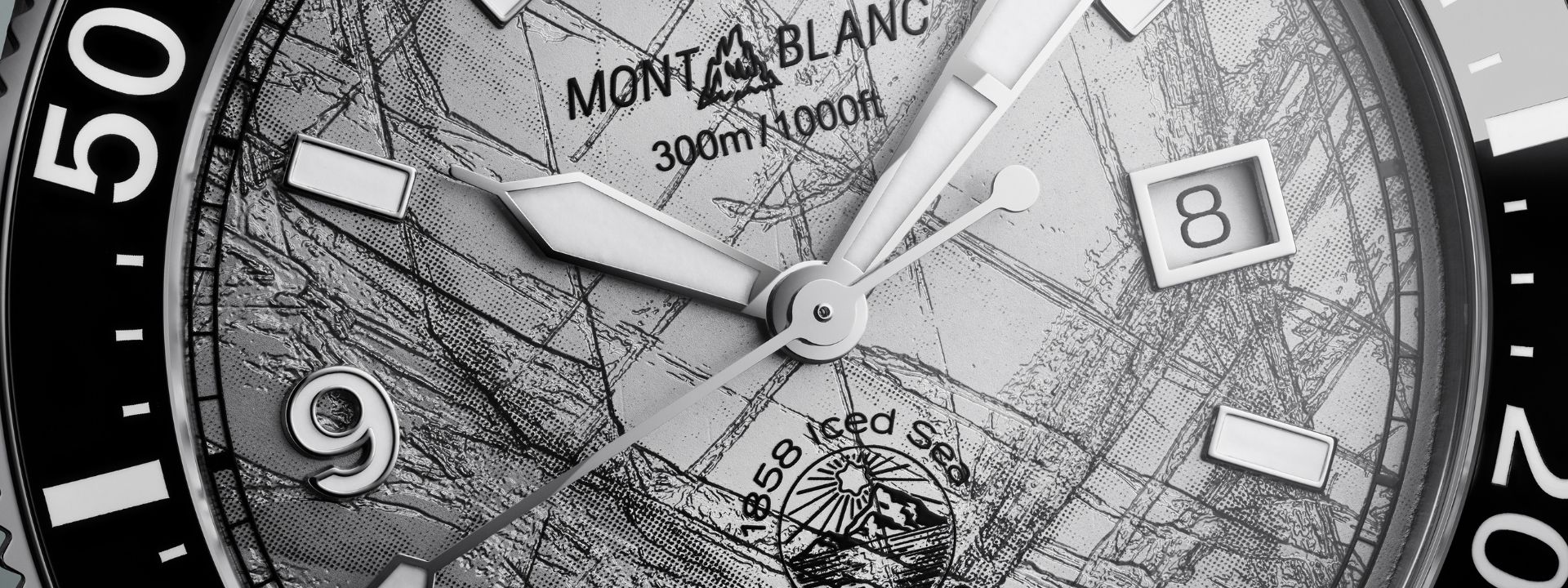 Leia mais sobre o artigo Montblanc 1858 Iced Sea Collection Ganha Edição Com Mostrador Cinza