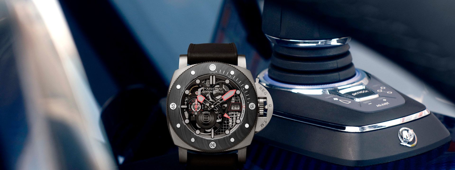 Leia mais sobre o artigo Panerai revela o Submersível S BRABUS eTitanium™ PAM01403