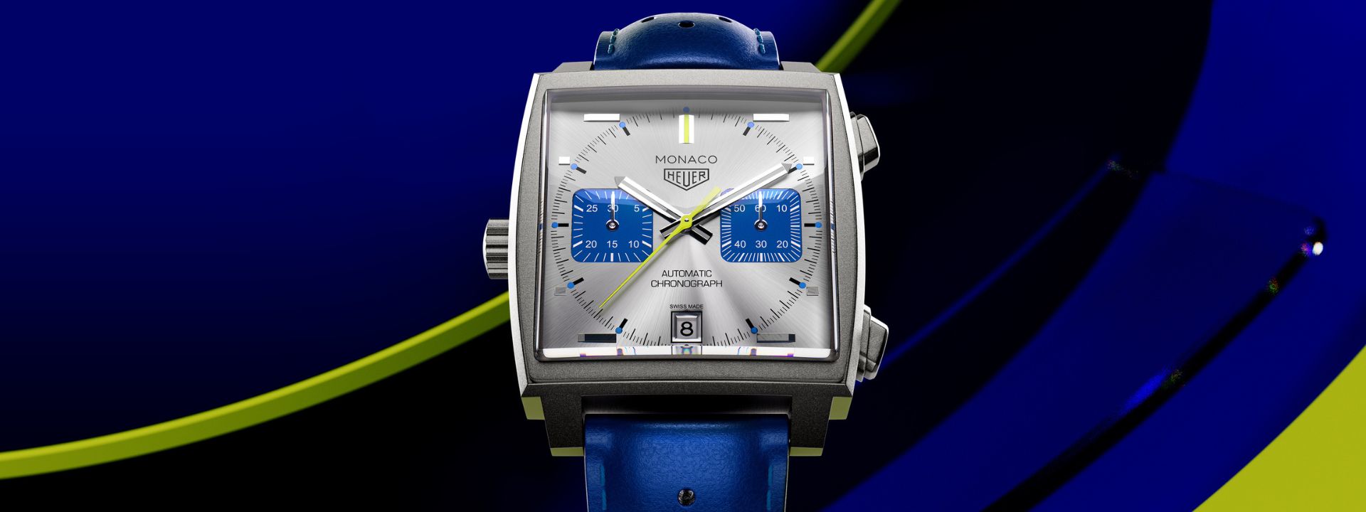 Leia mais sobre o artigo TAG Heuer lança o novo Monaco Chronograph Racing Blue em homenagem ao emblemático French Racing Blue
