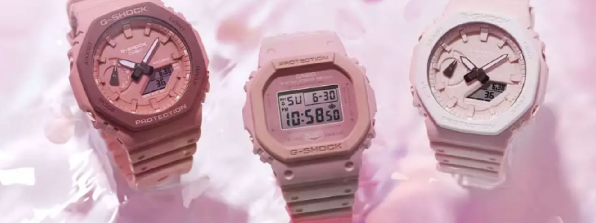 No momento você está vendo Barbiecore: Confira as sugestões de relógios da G-Shock para entrar nessa tendência