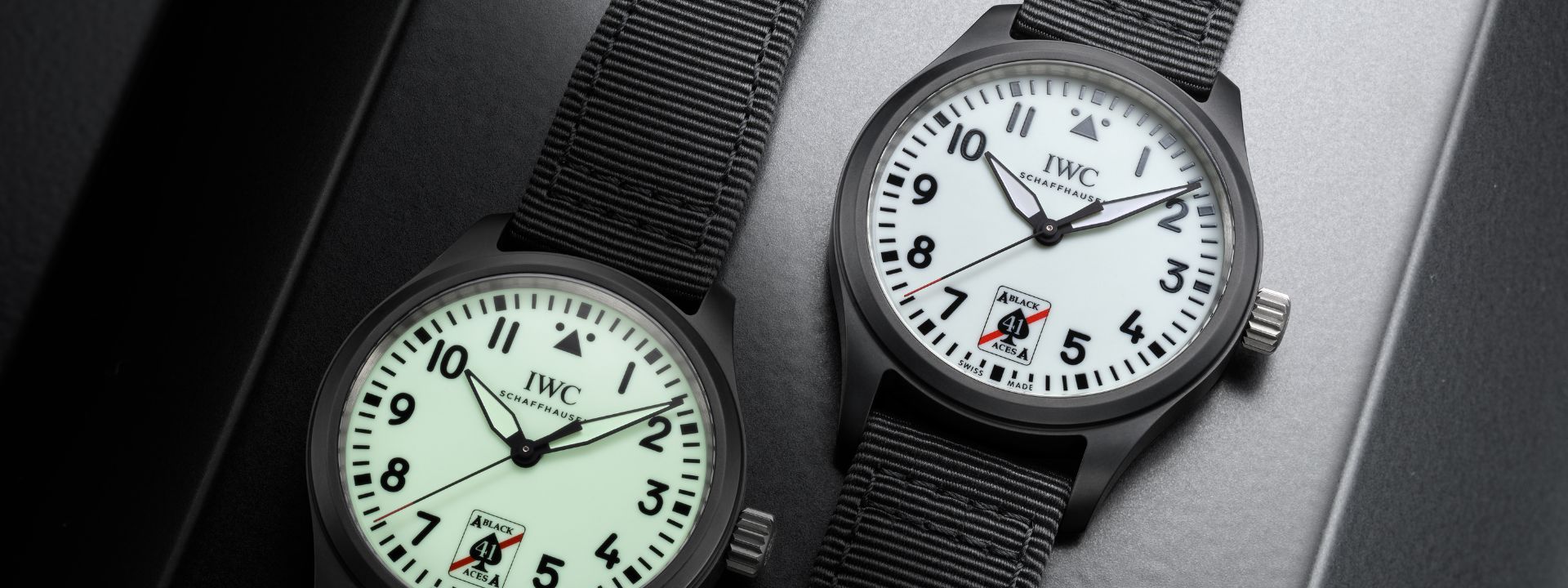 Leia mais sobre o artigo IWC Schaffhausen apresenta seu primeiro relógio Pilot com mostrador branco totalmente luminoso.