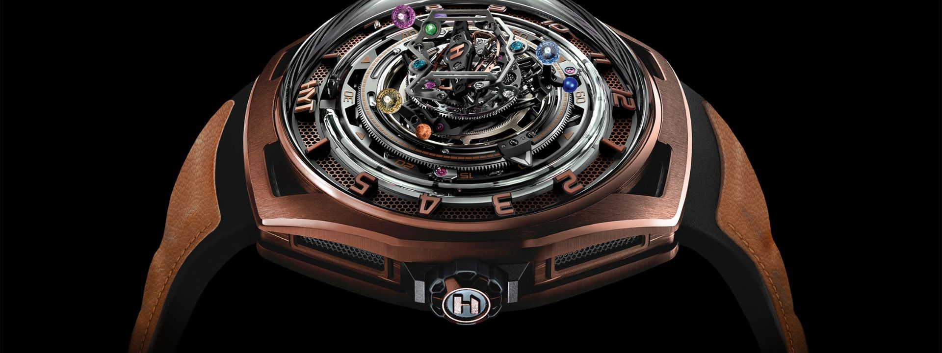 Leia mais sobre o artigo HYT CONICAL TOURBILLON INFINITY SAPPHIRES 