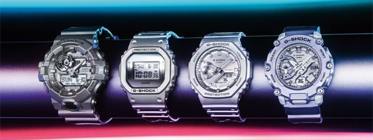 Leia mais sobre o artigo G- Shock cria linha retrofuturista com modelos em tonalidades metálicas 