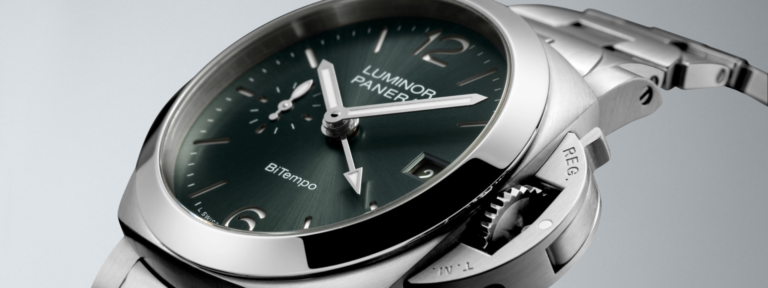 Leia mais sobre o artigo Panerai marca uma nova era em suas Coleções Luminor e Luminor Due com o novo design de pulseira metalizada