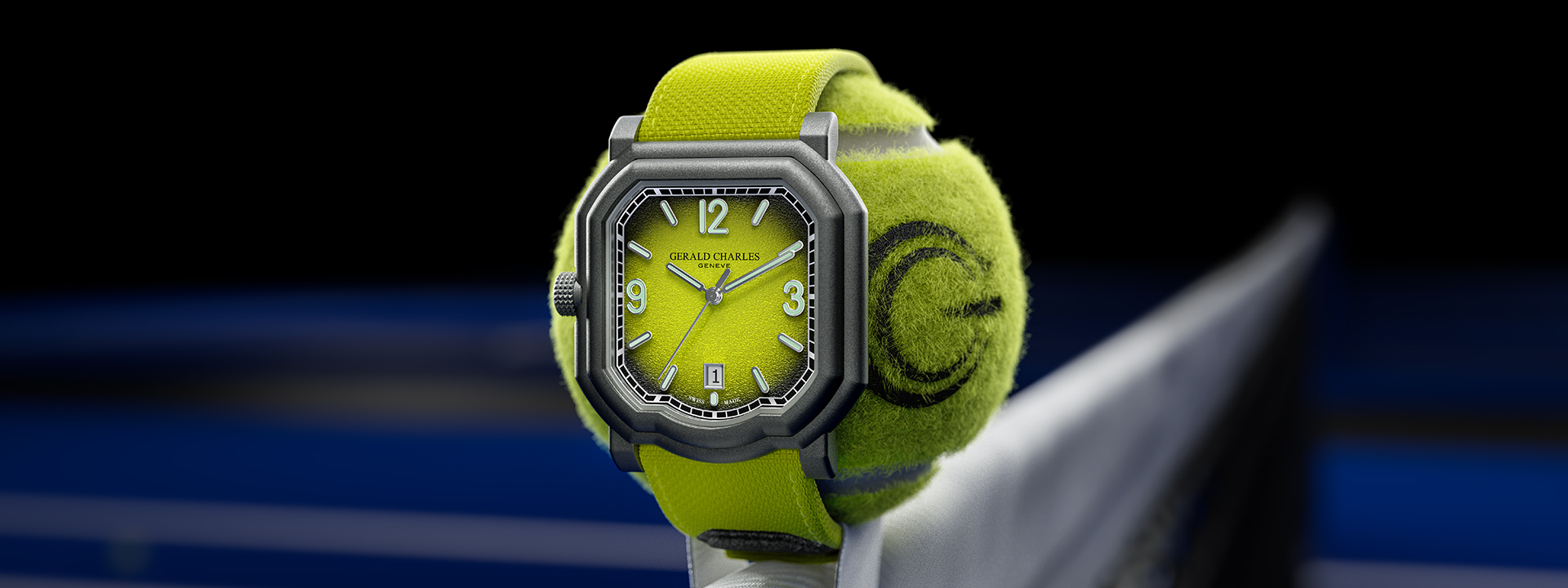 Leia mais sobre o artigo Gerald Charles apresenta o Maestro GC Sport Tennis em amarelo óptico