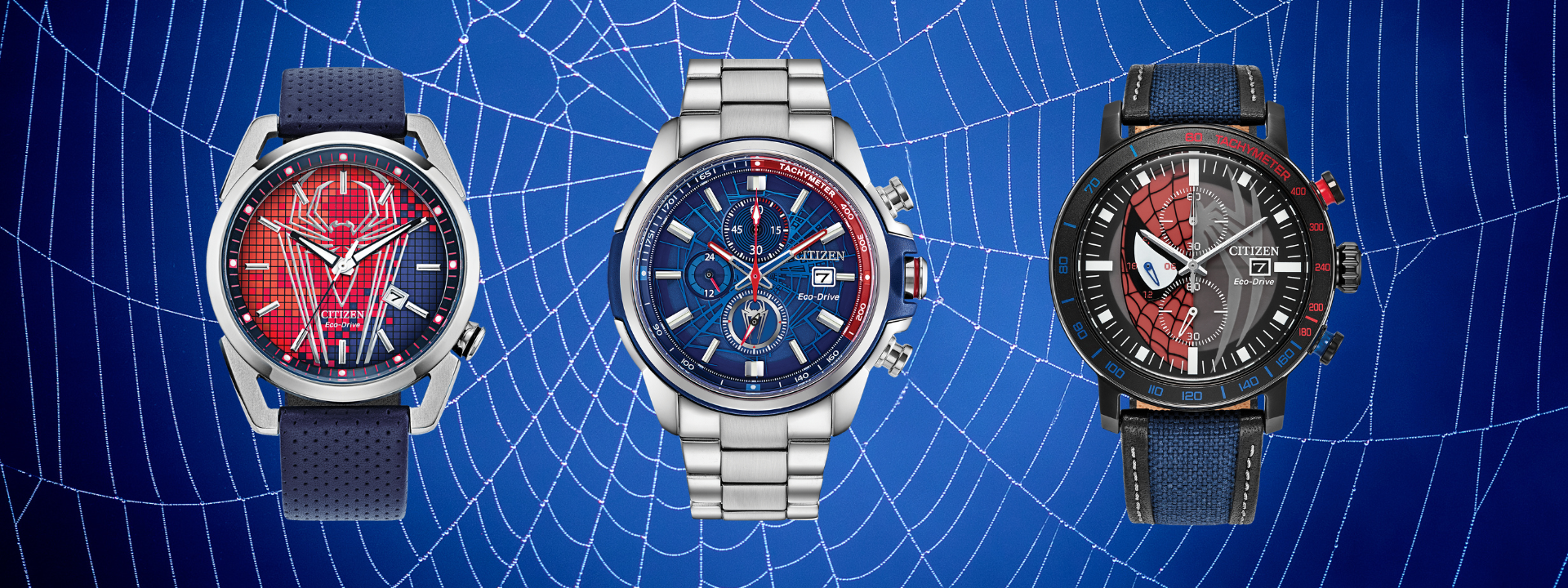 No momento, você está visualizando Citizen lança no Brasil coleção Marvel inspirada no Homem-Aranha com três relógios exclusivos